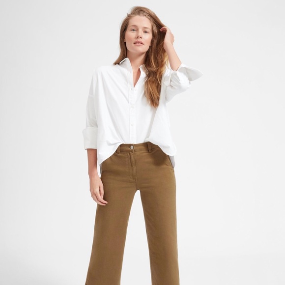 Everlane Denim - NWOT Everlane Wide Leg Crop Pant in Ochre